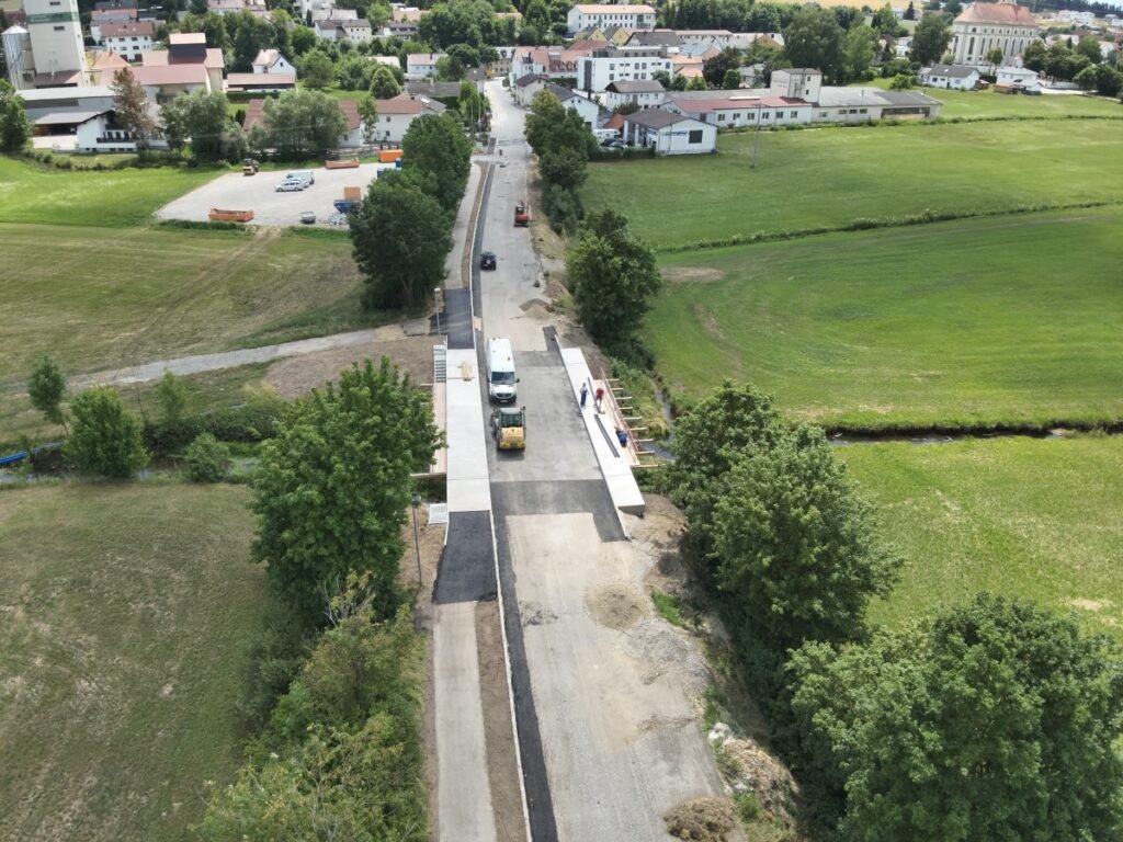 St 2087: Endspurt bei der Sanierung der Brücke über die Vilsflut in Altfraunhofen