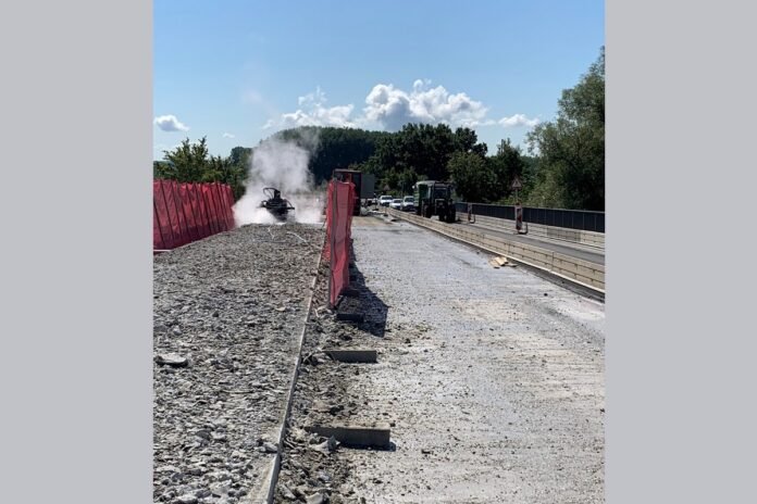 Neustadt: Sanierung der Donaubrücke (B 299) schreitet voran