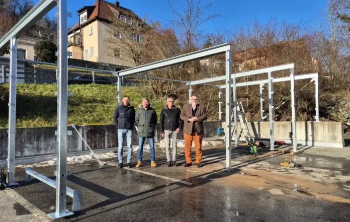 Neue Fahrradgarage am Parkdeck Ilzbrücke