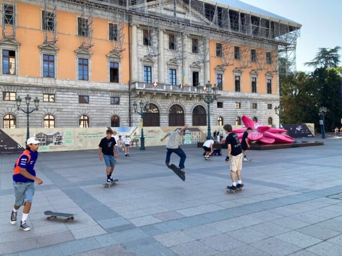 Besuch aus Bayreuth beim „Skate2gether“ in Annecy