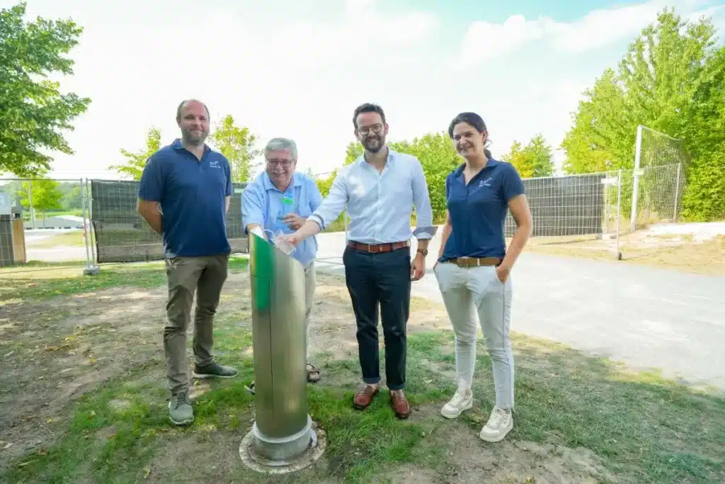 Ein neuer Trinkwasserbrunnen für die Wilhelminenaue