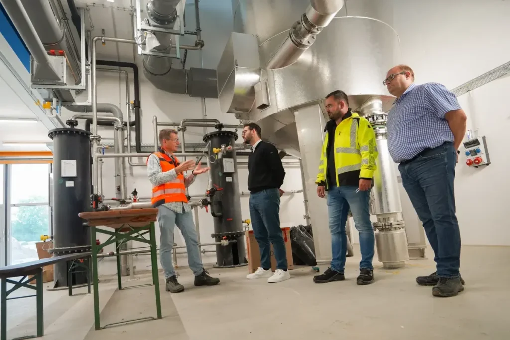 Energiezentrale auf der Zielgeraden