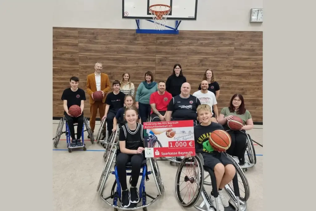 Knobbern-Spende geht an die Rolli Bears des RSV Bayreuth