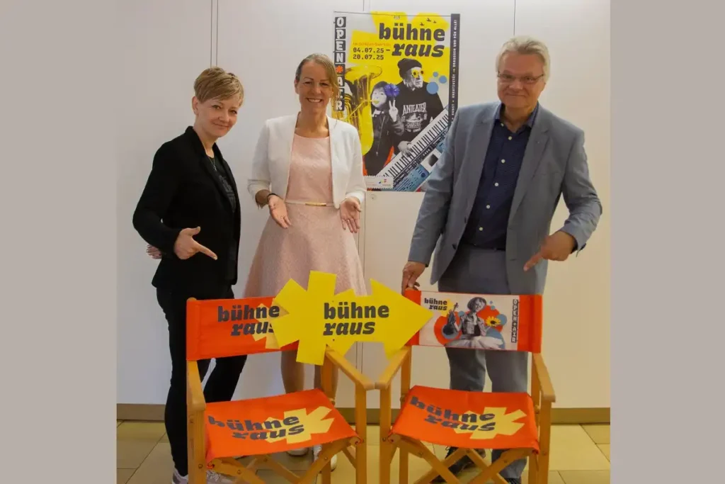 Programmübersicht „Bühne raus“ 2025