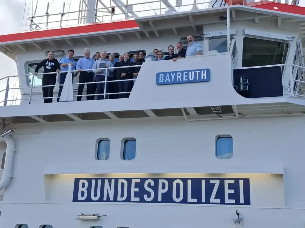Bayreuther Delegation besucht Patenboot BP 25 „Bayreuth“