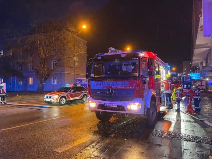 Kleinbrand in Tiefgarage