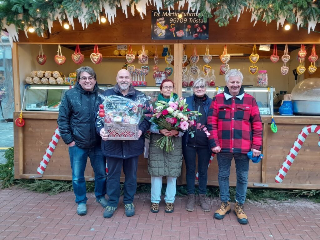 Veranstalter des Hofer Weihnachtsmarktes verabschiedet