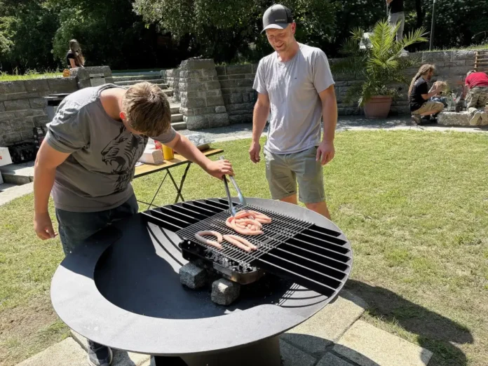 Grillplatz in den Saaleauen
