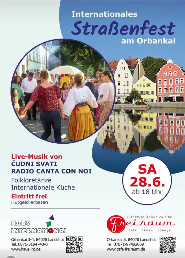 Internationales Straßenfest am Orbankai
