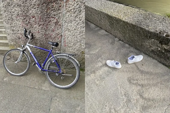 Polizei Landshut - Hubschraubereinsatz aufgrund herrenloser Schuhe und einem Fahrrad