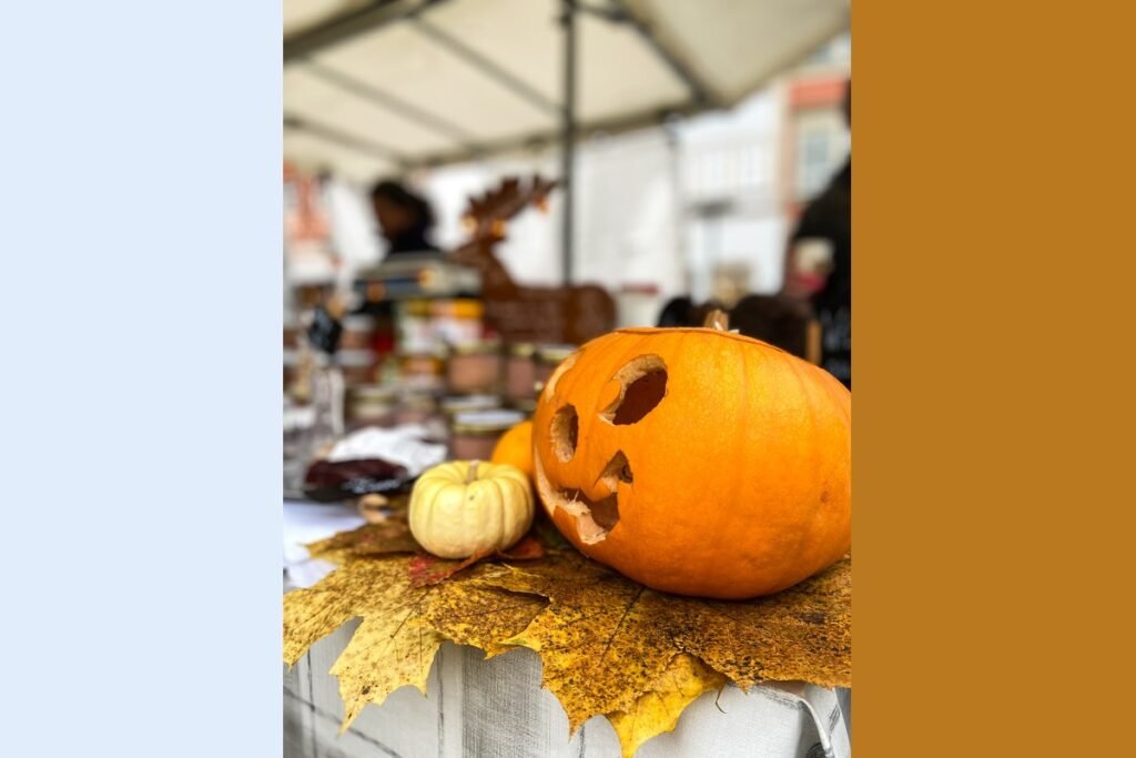 Schaurig schön Shoppen auf dem Wochenmarkt