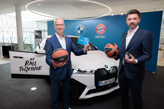 BMW München und FC Bayern München Basketball starten langfristige Mobilitätspartnerschaft.
