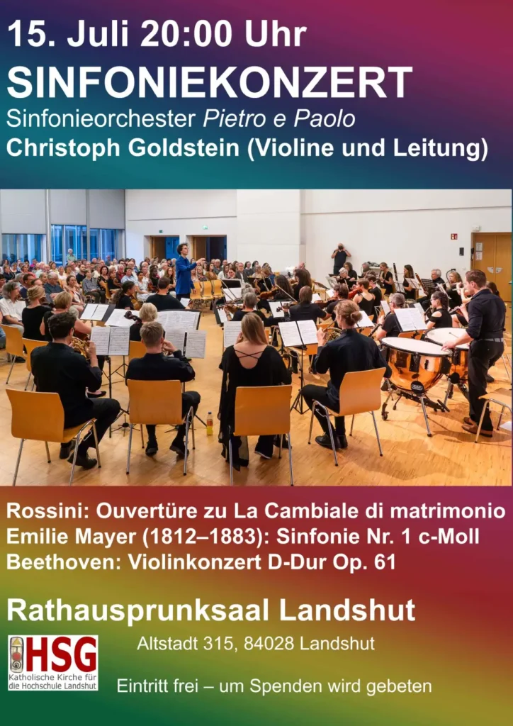 Christoph Goldstein - Sinfoniekonzert des Sinfonieorchesters „Pietro e Paolo“