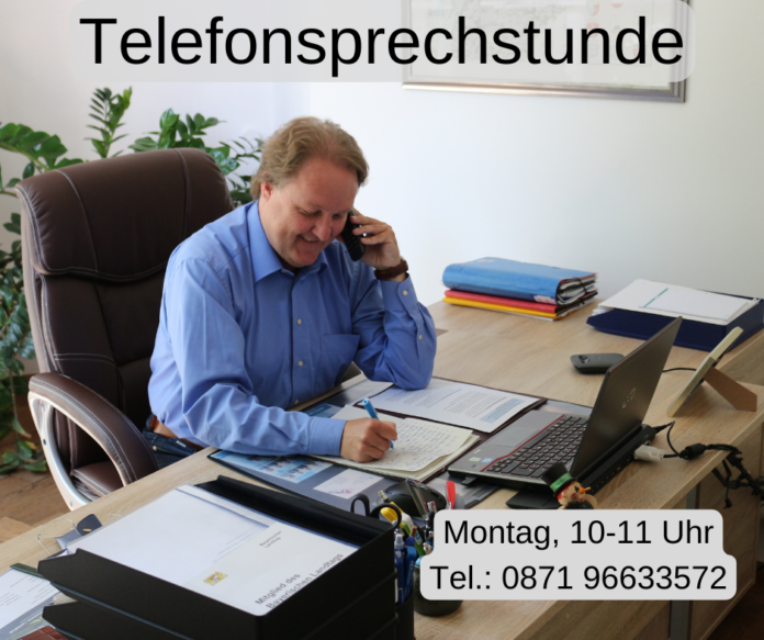 Telefonsprechstunde mit MdL Helmut Radlmeier