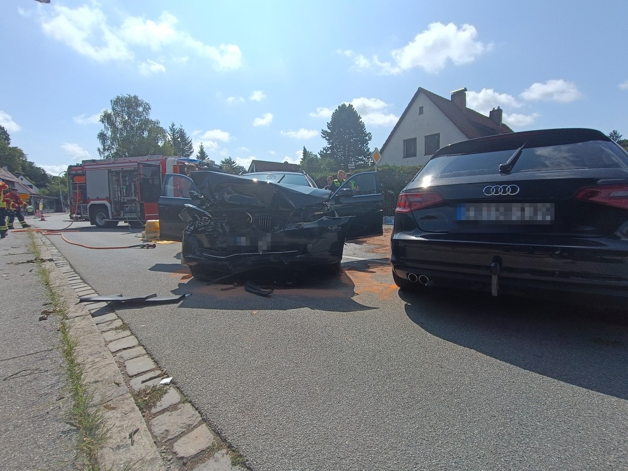 Schwerer Verkehrsunfall auf der Veldener Straße in Landshut