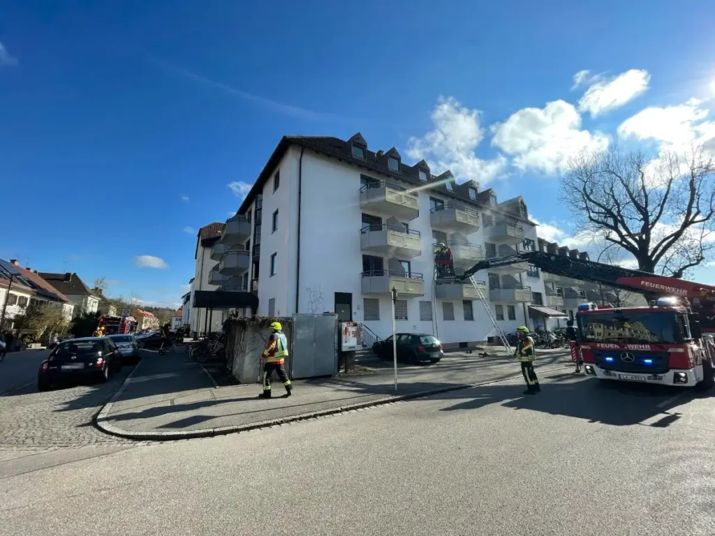 Wohnungsbrand in Landshut
