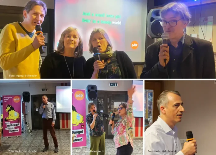 Wahlkampfabschluss mit Karaoke und klaren Worten