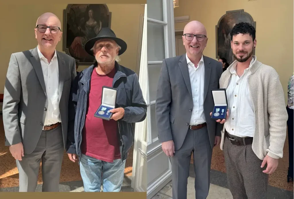 LANDSHUTER LEBENSRETTER MIT MEDAILLE AUSGEZEICHNET