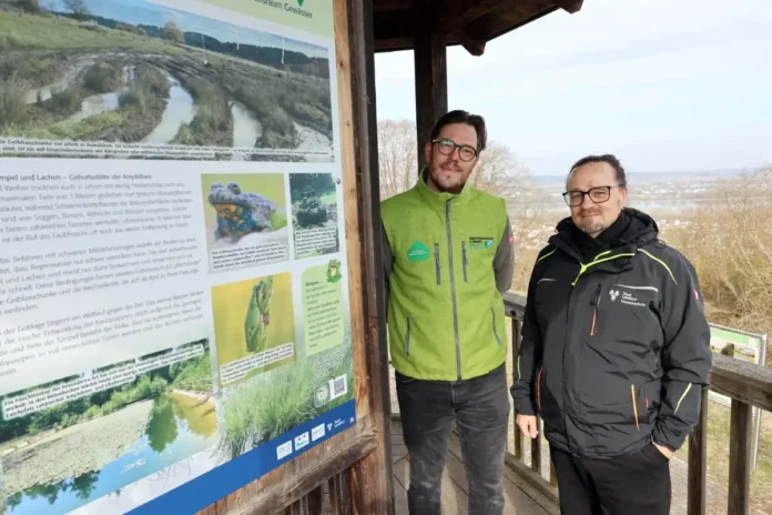 Neue Infotafeln im Naturschutzgebiet